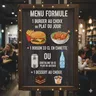 Formule Burger ou Plat du Jour
